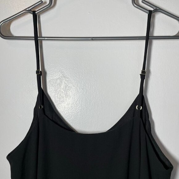 SHOW Me Your Mumu Maternity Circus Dress Black Chiffon size L - Picture 8 of 9